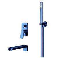 Wall-mounted shower set R330.SS.5Bcontemporarywith hand shower