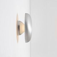 Contemporary wall light Knopoutdoormetalround