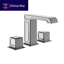 Double-handle washbasin mixer tap LEGEND : CR50002510/CR50002511countertopchromed metalbathroom