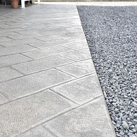 Stamped flooring PLAM HARDENINGconcretefor outdoor useindoor