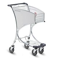Airport terminal luggage trolley Airport-Shopper NG4-wheelopenfor passengers