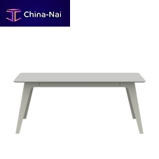 Contemporary dining table Kern porcelainaluminum baserectangular