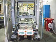 Robotic palletizer for cardboard boxesautomaticfor the packaging industry