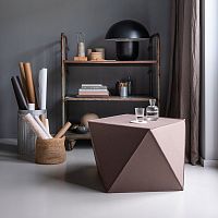 Contemporary side table Diamondwoolfeltfelt base