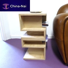 Traditional side table S-DESKwoodenwooden baserectangular