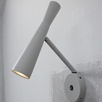 Contemporary wall light BORDEAUX/W/LG indoorironround