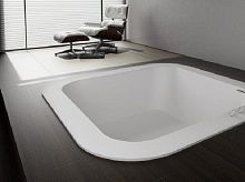 Square bathtub ALFA FUSIONhydromassagechromotherapyacrylic