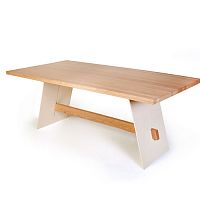 Contemporary table ALADINwoodenwooden baserectangular