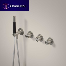Bathtub mixer tap AR7071built-inthermostaticsteel