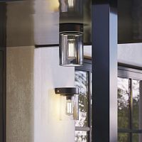 Contemporary ceiling light TESLAroundglassaluminum