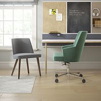 Contemporary chair NATE & NATTY®indoorfabricwooden base