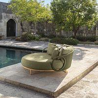 Contemporary daybed KARENfabricfabricwooden