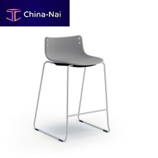 Contemporary bar stool CONoakwith footreststackable