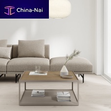 Contemporary side table KUB 2woodencrystallacquered metal base
