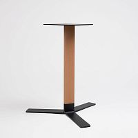 Steel table base TERObeechoakcontemporary