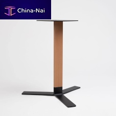 Steel table base TERObeechoakcontemporary