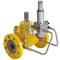 Stainless steel pressure relief valve Argos aluminumbrasspilot-operated