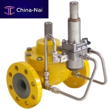 Stainless steel pressure relief valve Argos aluminumbrasspilot-operated