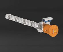 Flange immersion heater