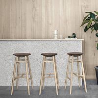 Scandinavian design bar stool DRIFTED BAR STOOLcorkoak base