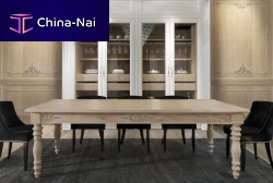 Traditional table PRINCESSoakoak baserectangular