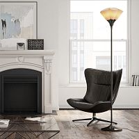 Floor-standing lamp Jamz brassporcelainArt Deco