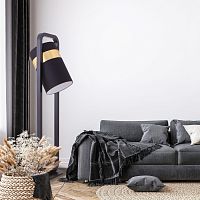 Floor-standing lamp LMP BUMPmetalwoodcontemporary