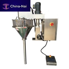 Powder metering system JS-3Afor chemicalsscrewbag filling