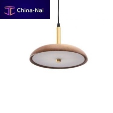 Pendant lamp BOLACHAmetalsolid woodcontemporary