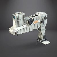 Front panel feeding unit coal powder