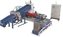 PET recycling unit