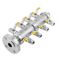 Multi-channel manifold AHSS-AM16-8FNS8-FNS8stainless steeldistributionfemale