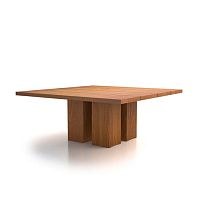 Contemporary table solid woodrectangularsquare