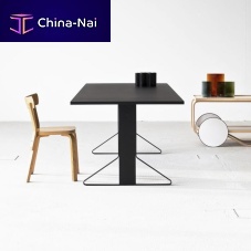 Contemporary dining table KaarioakMDFsteel
