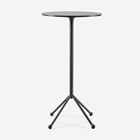 Contemporary high bar table TIP laminatemelaminemetal base