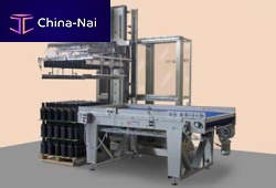 Bottle depalletizer semi-automatic