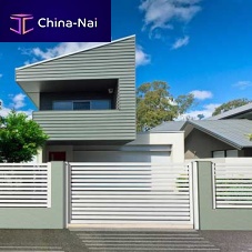 Sliding gate MAIAaluminumlouveredhome