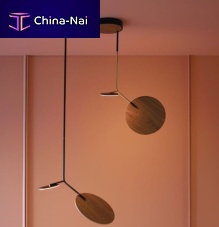 Pendant lamp BALLON lacquered woodcontemporarycorded