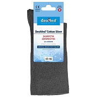 Silver yarn antimicrobial socks DeoMed®anti-slip