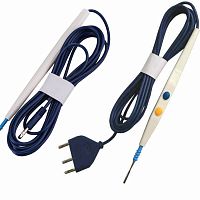 Electrosurgical electrode disposablereusable