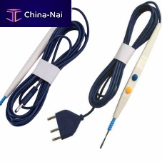 Electrosurgical electrode disposablereusable