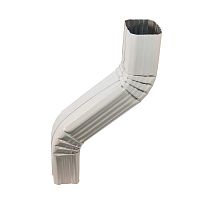 Aluminum rainwater down pipe .125
