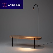 Contemporary bench TUB Benchashwithout backrestwithout armrests