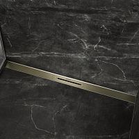 Stainless steel linear shower drain FLOWLINE ZEROcustom