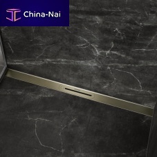 Stainless steel linear shower drain FLOWLINE ZEROcustom