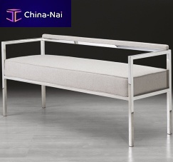 Contemporary sofa BEVERLYfabricleathergray