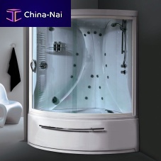 Corner bathtub-shower combination SINERGYbuilt-in