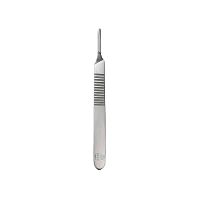 Metal handle scalpel handle
