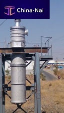 Thermal evaporator shell and tubeprocessgas