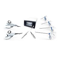 Cutting electrosurgical unit coagulationultrasonicwith touchscreen